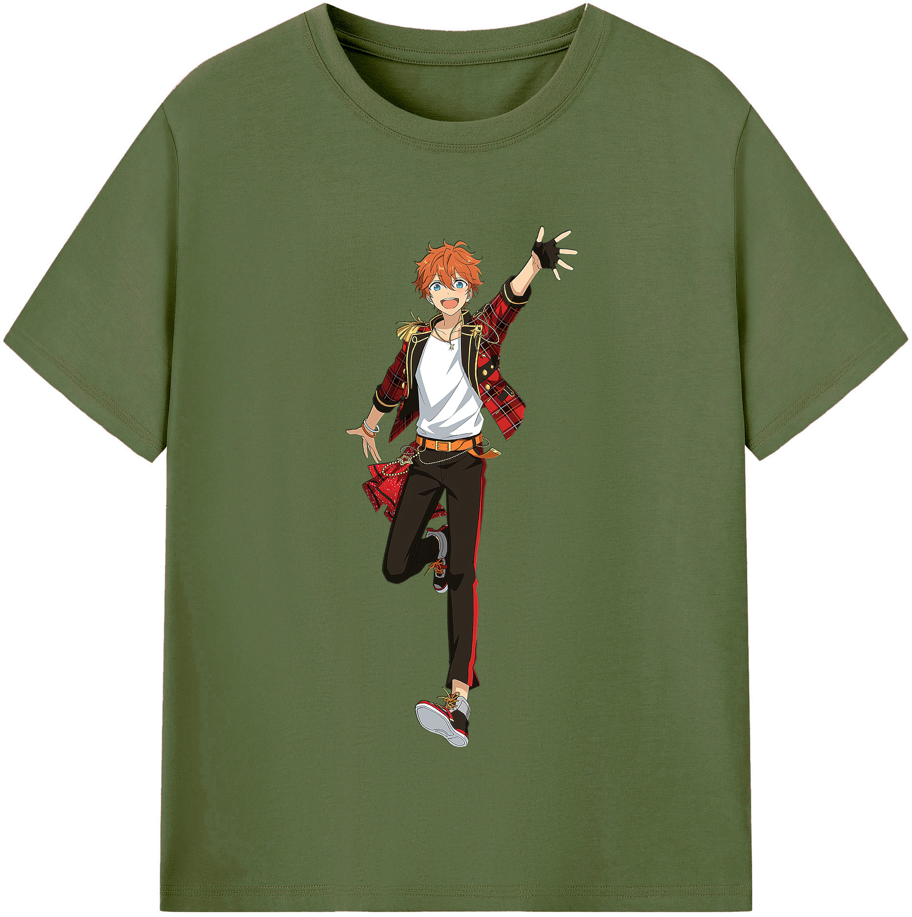 （画像用） あんさんぶるスターズ! Ensemble Stars 綿100％半袖Tシャツ（フロントプリント）